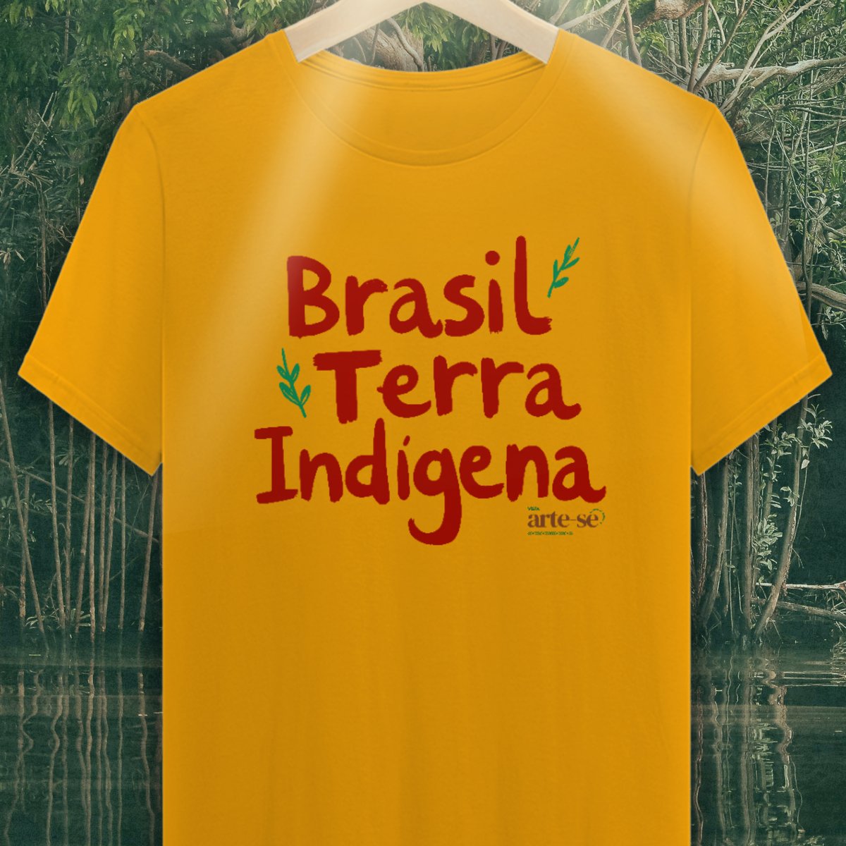 Nome do produto: Camiseta - Brasil Terra Indígena