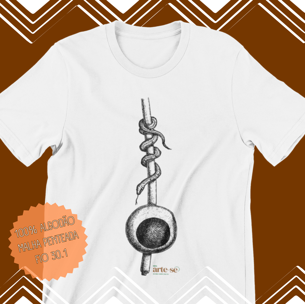 Nome do produto: Camiseta - Ninho de cobra