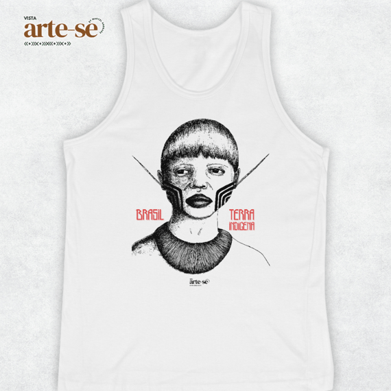 Camiseta Regata - Caboclo (Brasil Terra Indígena)