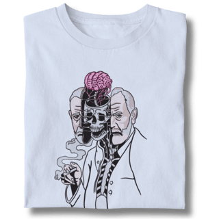 Camiseta Baby Long Freud - Arte Cerebral