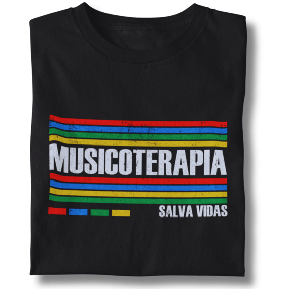Camiseta Unissex Musicoterapia Salva Vidas