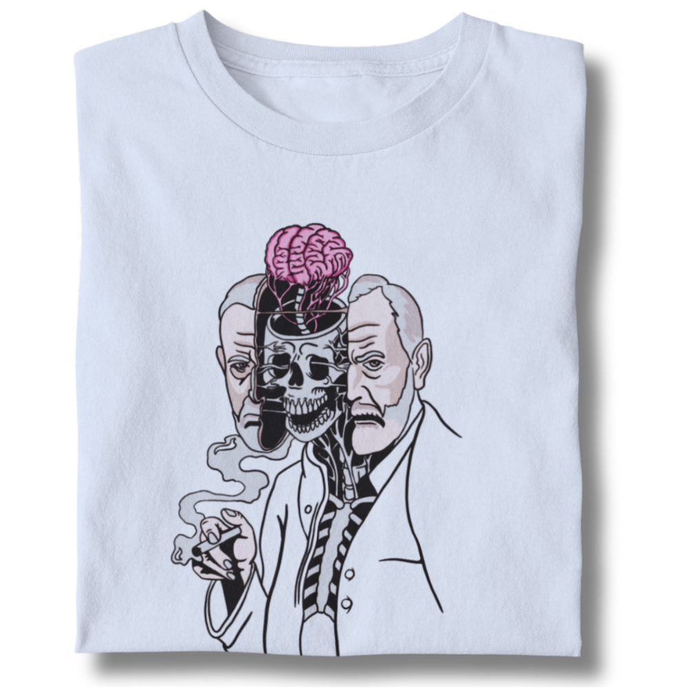 Nome do produto: Camiseta  Unissex Freud - Arte Cerebral