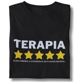 Nome do produto Camiseta Baby Long - Terapia - Eu Recomendo
