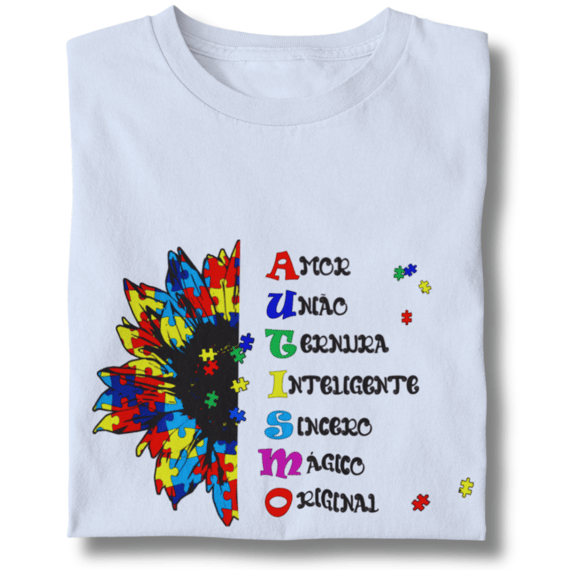 Camiseta Baby Long Qualidades do Autismo