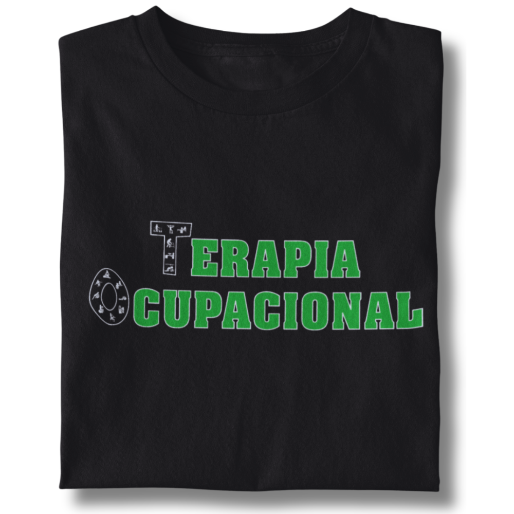 Nome do produto: Camiseta Unissex Ícones T.O Terapia Ocupacional