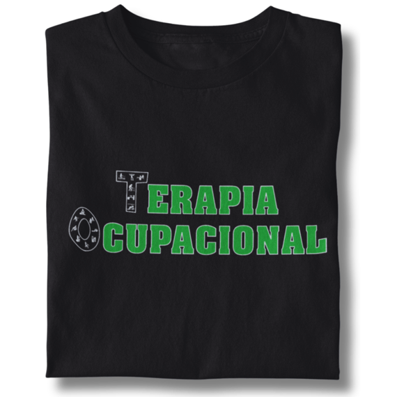 Camiseta Unissex Ícones T.O Terapia Ocupacional