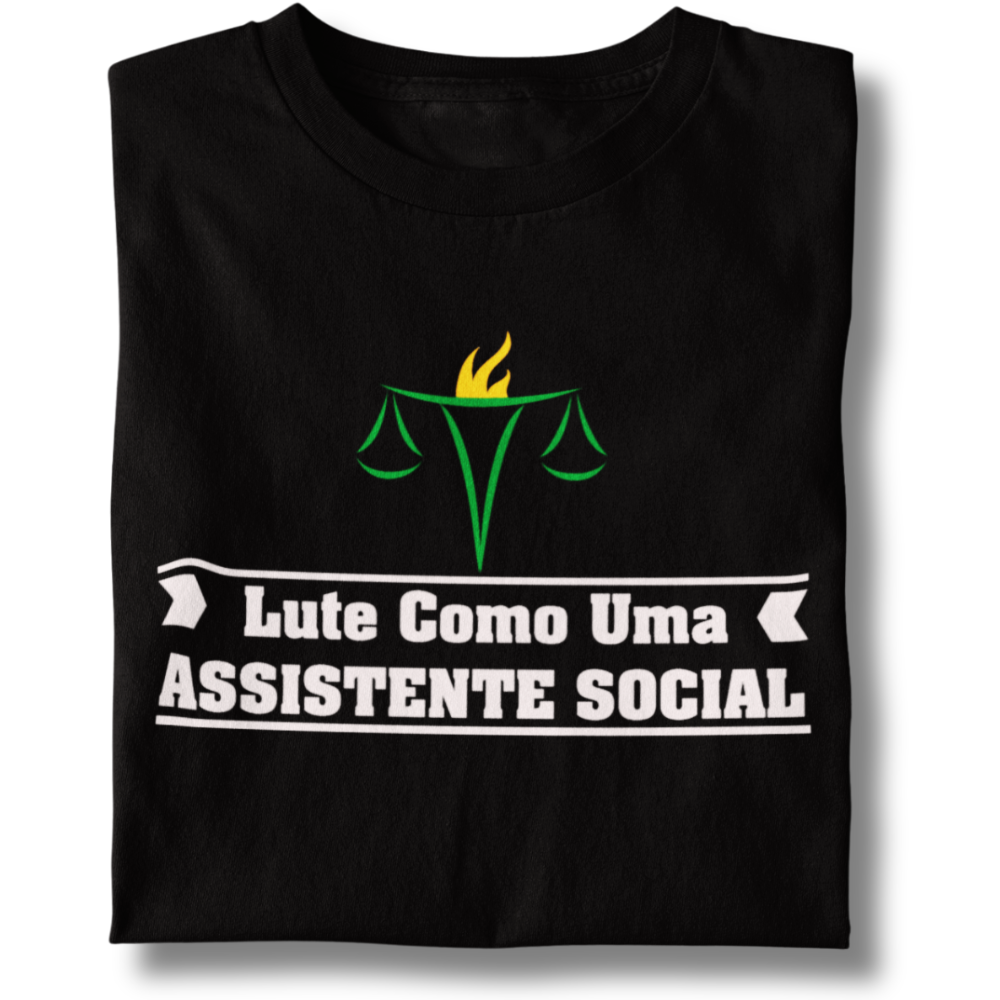 Nome do produto: Camiseta Baby Long Lute Como Uma Assistente Social