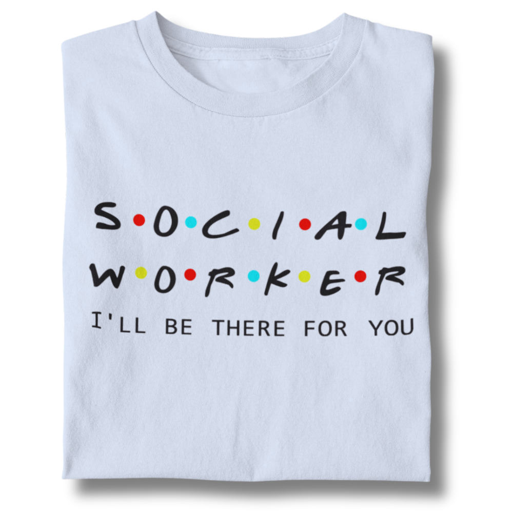 Nome do produto: Camiseta Baby Long Social Worker I\'Ll Be There For You