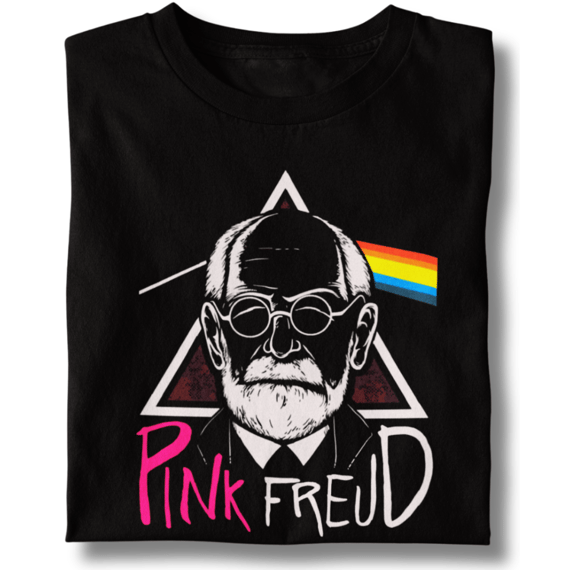 Camiseta Baby Long Pink Freud - Modelo 1