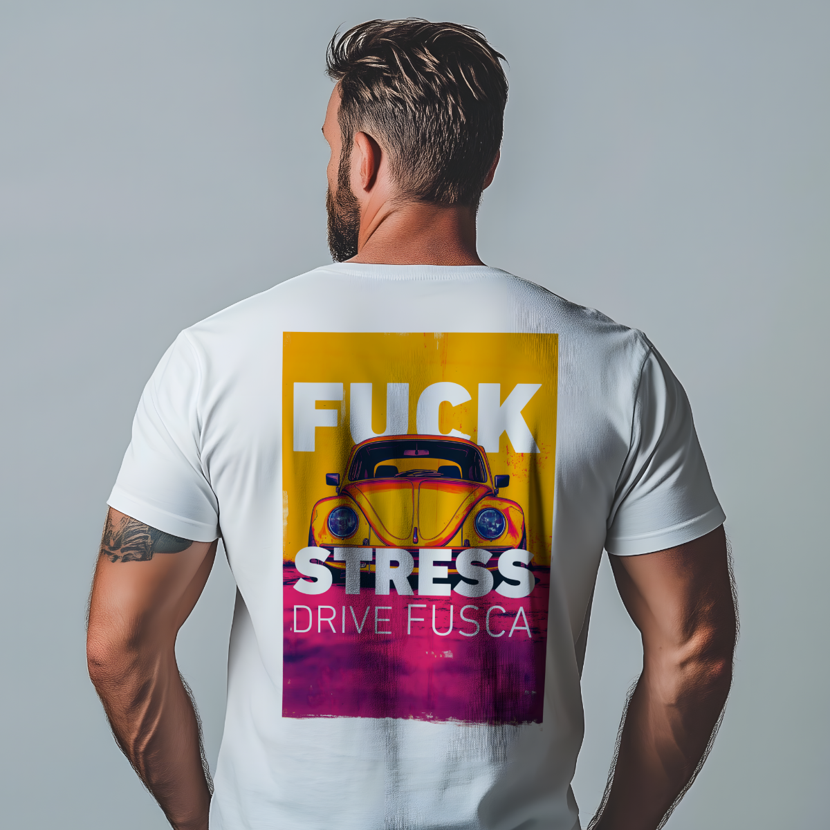 Camiseta Prime Fuck Stress Drive Fusca