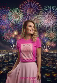 Nome do produtoCamisa rosa, meu amor começa em mim