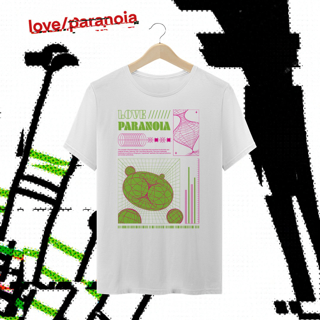 Brutalismo 1 (Camiseta Unissex) Branca