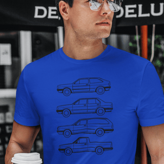 Nome do produto Camiseta Familia VW Quadrados