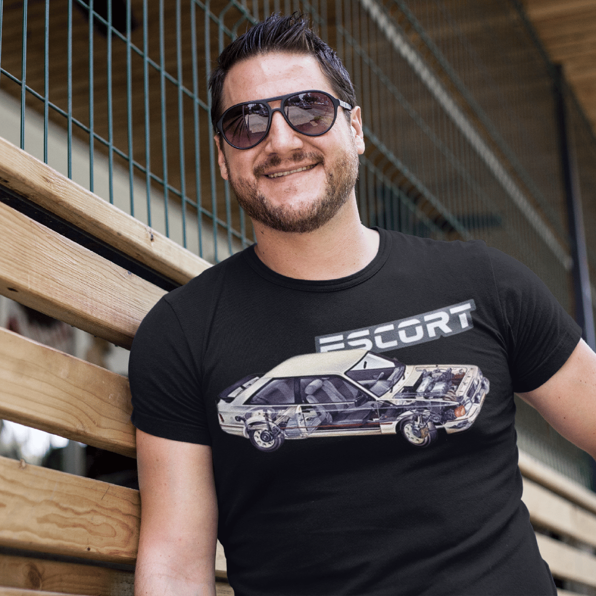 Nome do produto: Camiseta Escort Raio-X