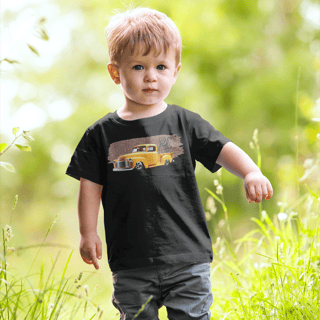 Nome do produto Camiseta Infantil (2 a 8) Chevrolet 3100 Amarela