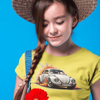 Nome do produto Camiseta Infantil 10-14 Fusca Chama