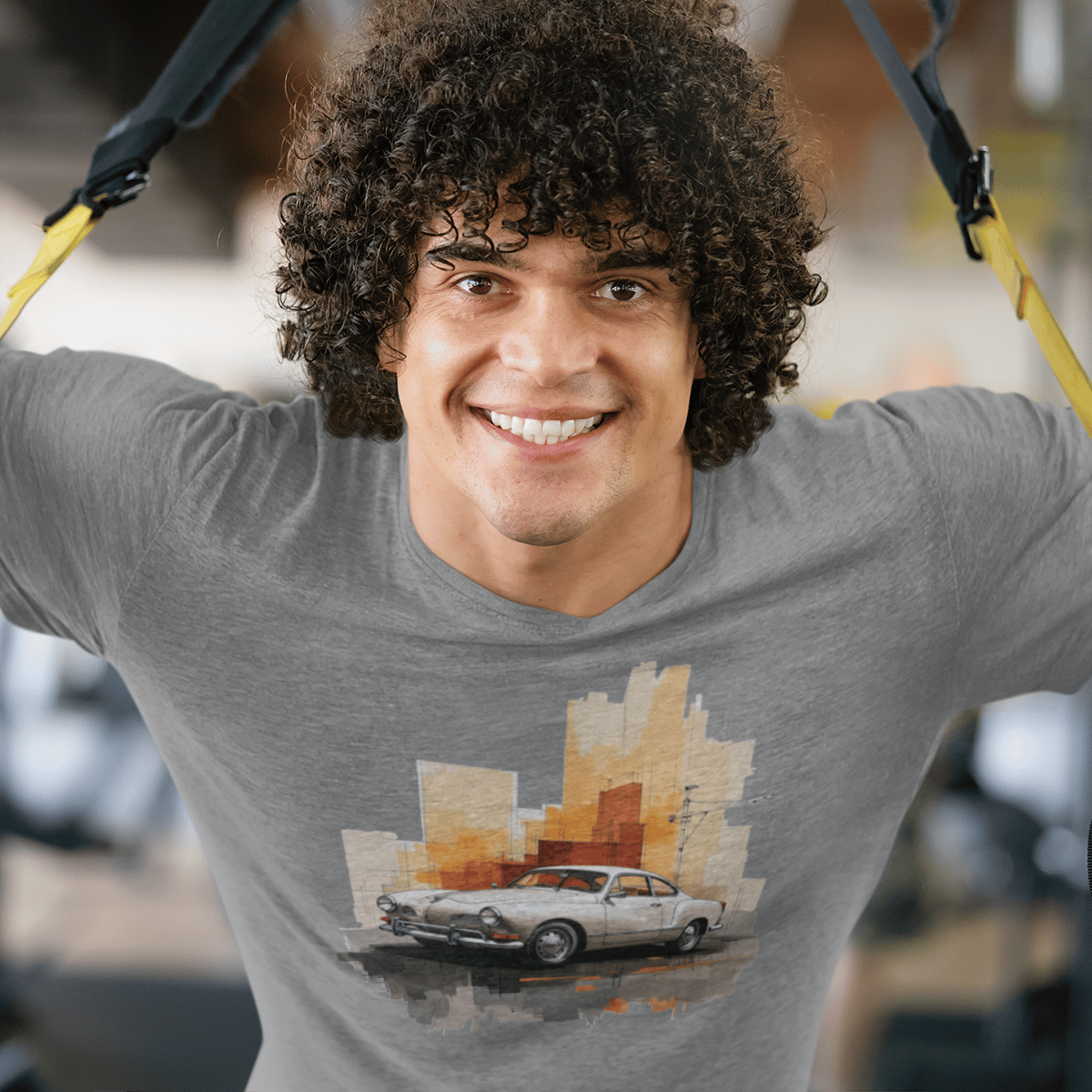 Nome do produto: Camiseta VW Karmann-Ghia Desenho