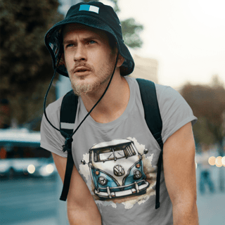 Nome do produto Camiseta Kombi Corjuinha Desenhada