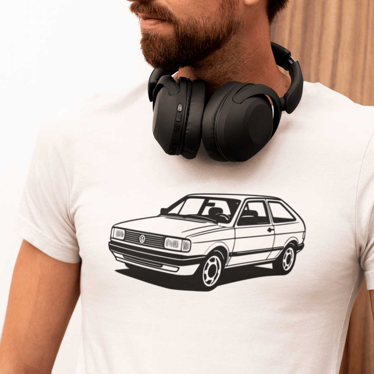 Nome do produto: Camiseta VW Gol Quadrado Lineart II LP