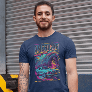 Nome do produto Camiseta Ford Mustang Neon