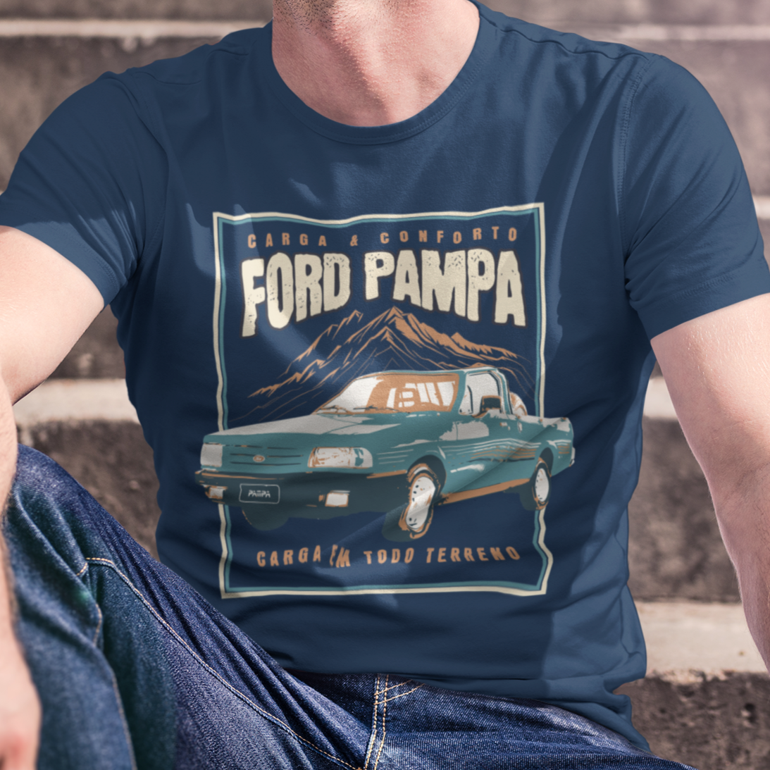 Nome do produto: Camista Ford Pampa Carga em Todo Terreno