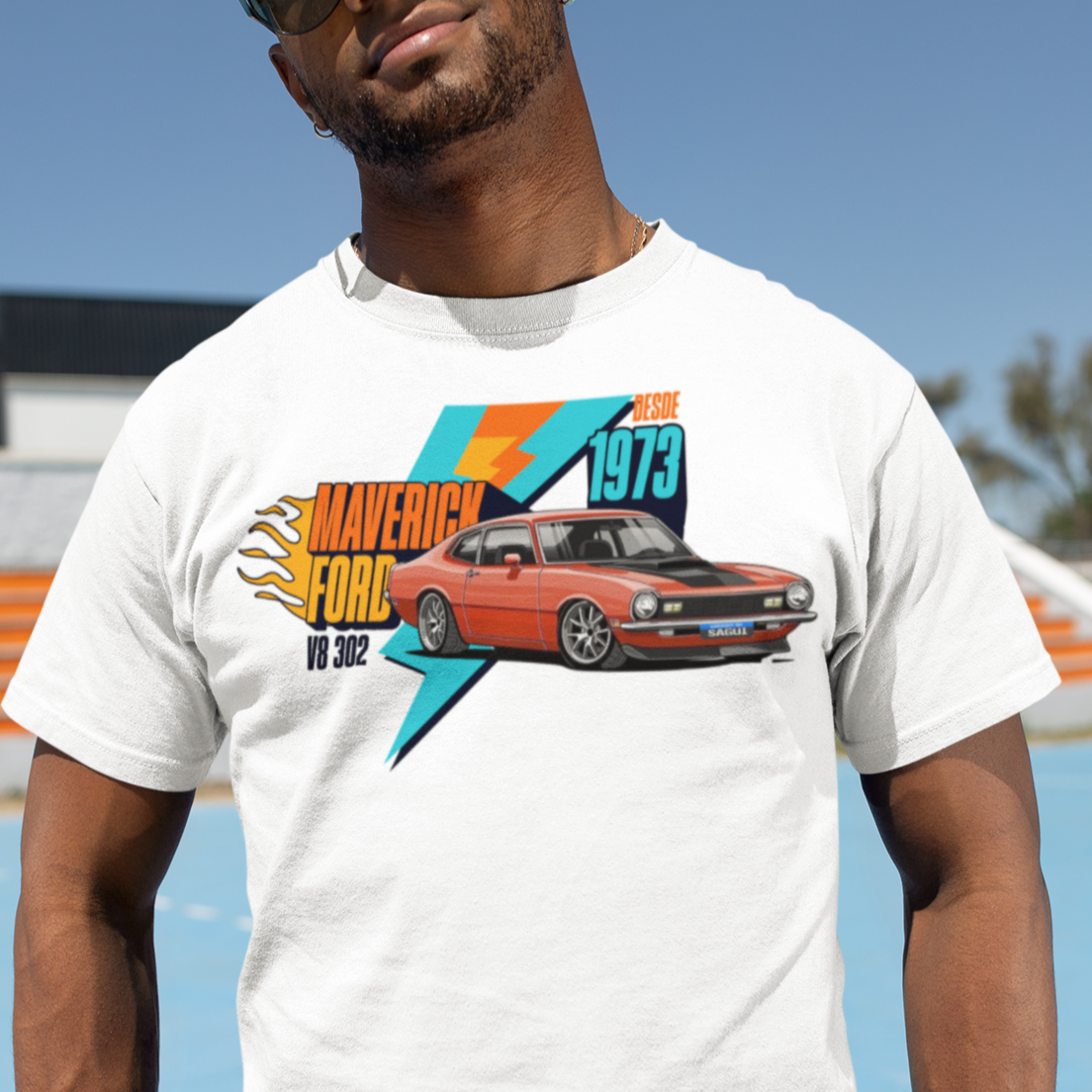 Nome do produto: Camiseta Ford Maverick desde 1973 (c)