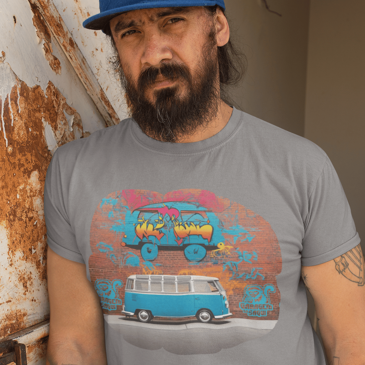 Nome do produto: Camiseta Kombi & Grafitti