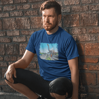 Nome do produto Camiseta Dinossauro na Rodovia