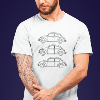 Nome do produto Camiseta 3 Fuscas LP