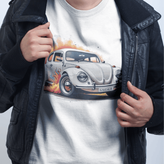 Nome do produto Camiseta Fusca Chama