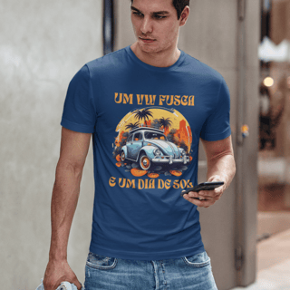 Nome do produto Camiseta Um Fusca e um dia de sol