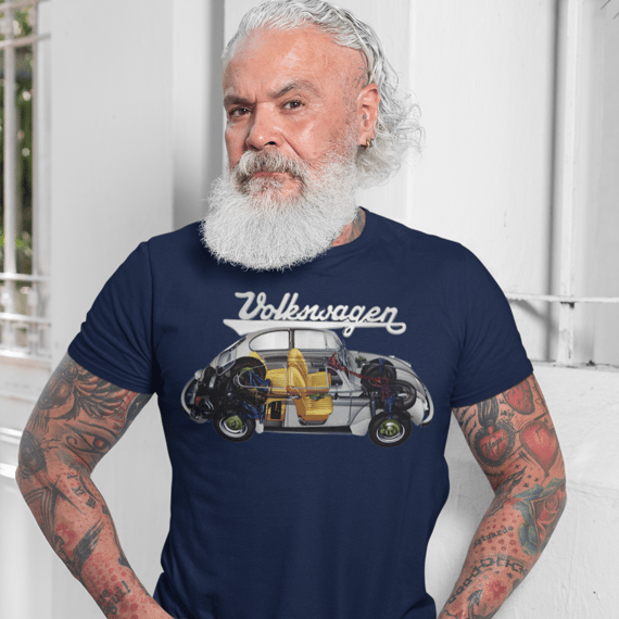 Camiseta Fusca Raio-X