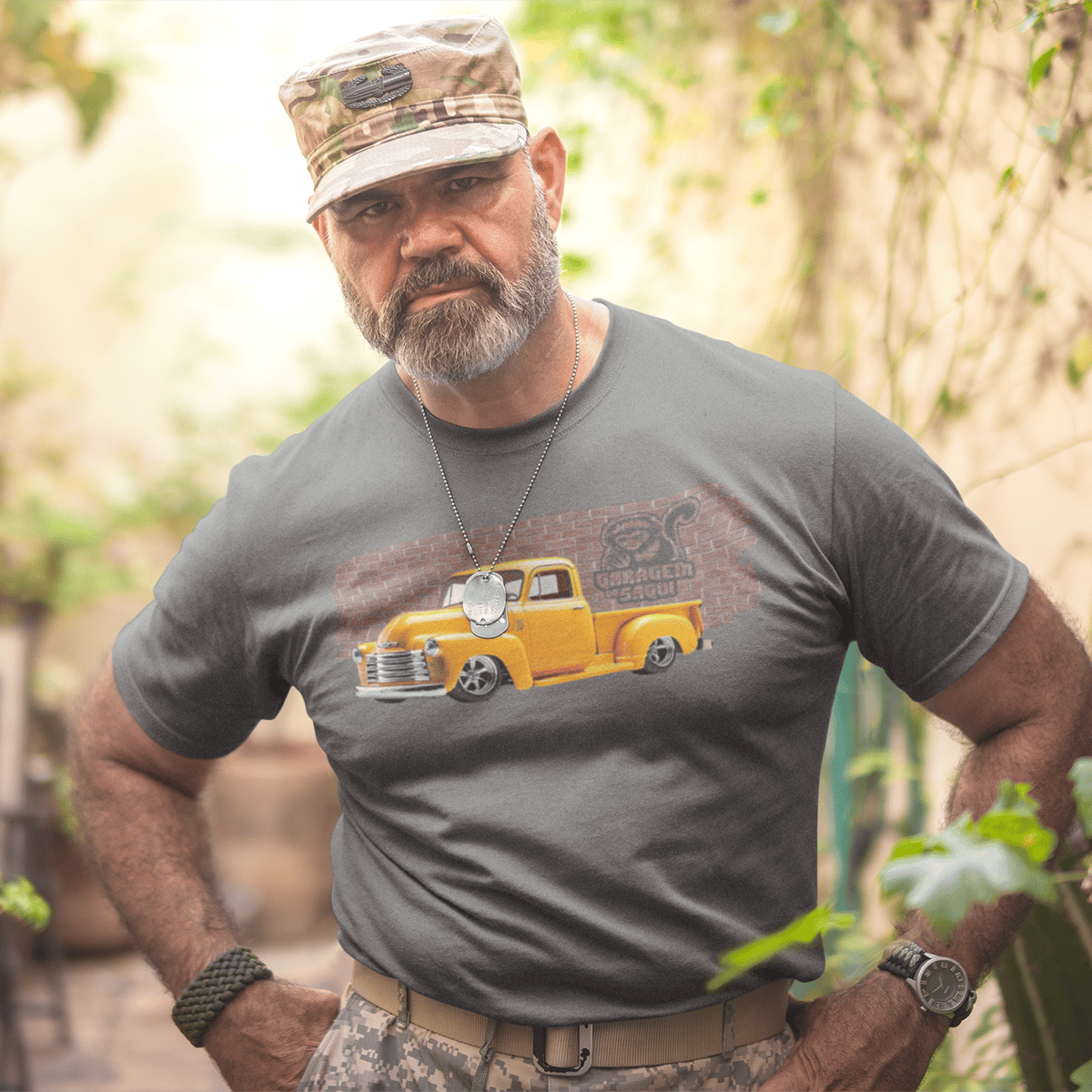 Nome do produto: Camiseta Chevrolet 3100 Amarela
