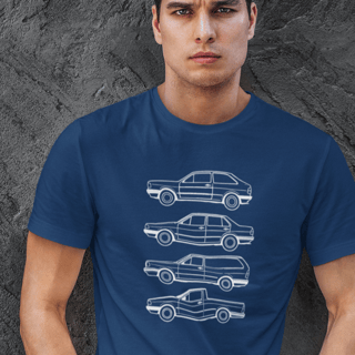 Nome do produto Camiseta Familia VW Quadrados LB