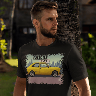 Nome do produto Camiseta Fiat 147 Emblema e Lateral