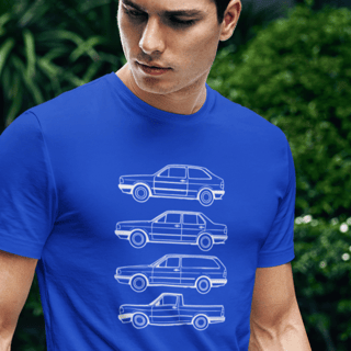 Nome do produto Camiseta Familia VW Quadrados LB