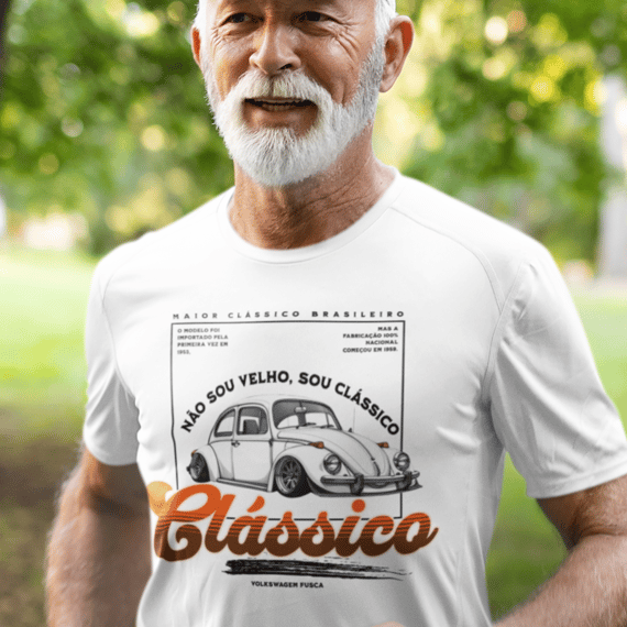 Camiseta Fusca Sou Clássico (c)