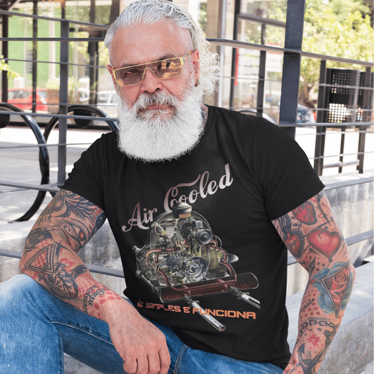 Nome do produto: Camiseta Motor Air Cooled