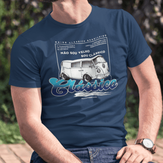 Nome do produto Camiseta Kombi Sou Clásico (e)