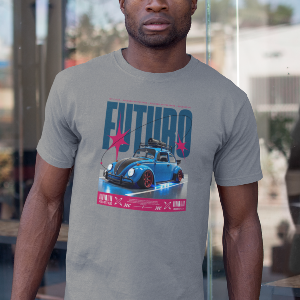 Nome do produto: Camiseta Fusca do Futuro