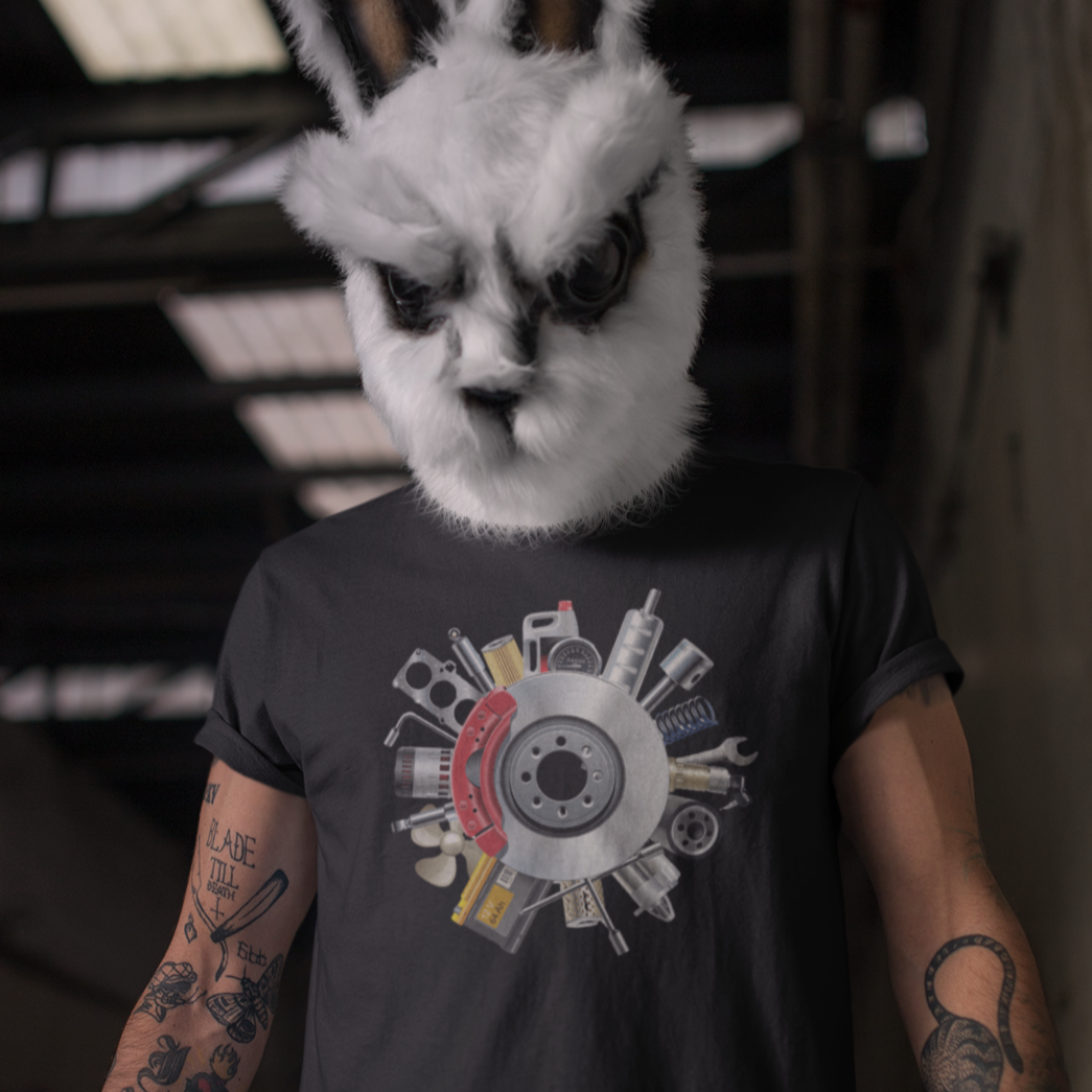Nome do produto: Camiseta Disco de Freio peças e ferramentas