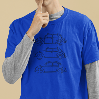 Nome do produto Camiseta 3 Fuscas LP