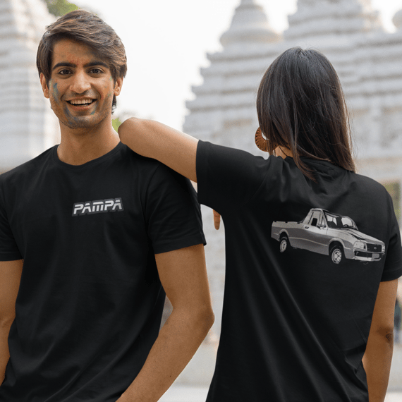 Camiseta Ford Pampa Emblema e Silhueta 1