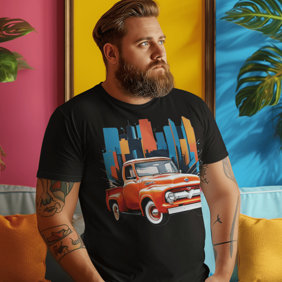 Camiseta Ford F-100 Laranja