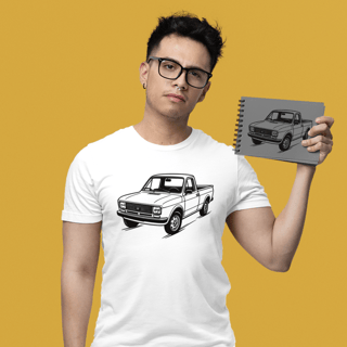 Nome do produto Camiseta Fiat 147 Pick-up Lineart