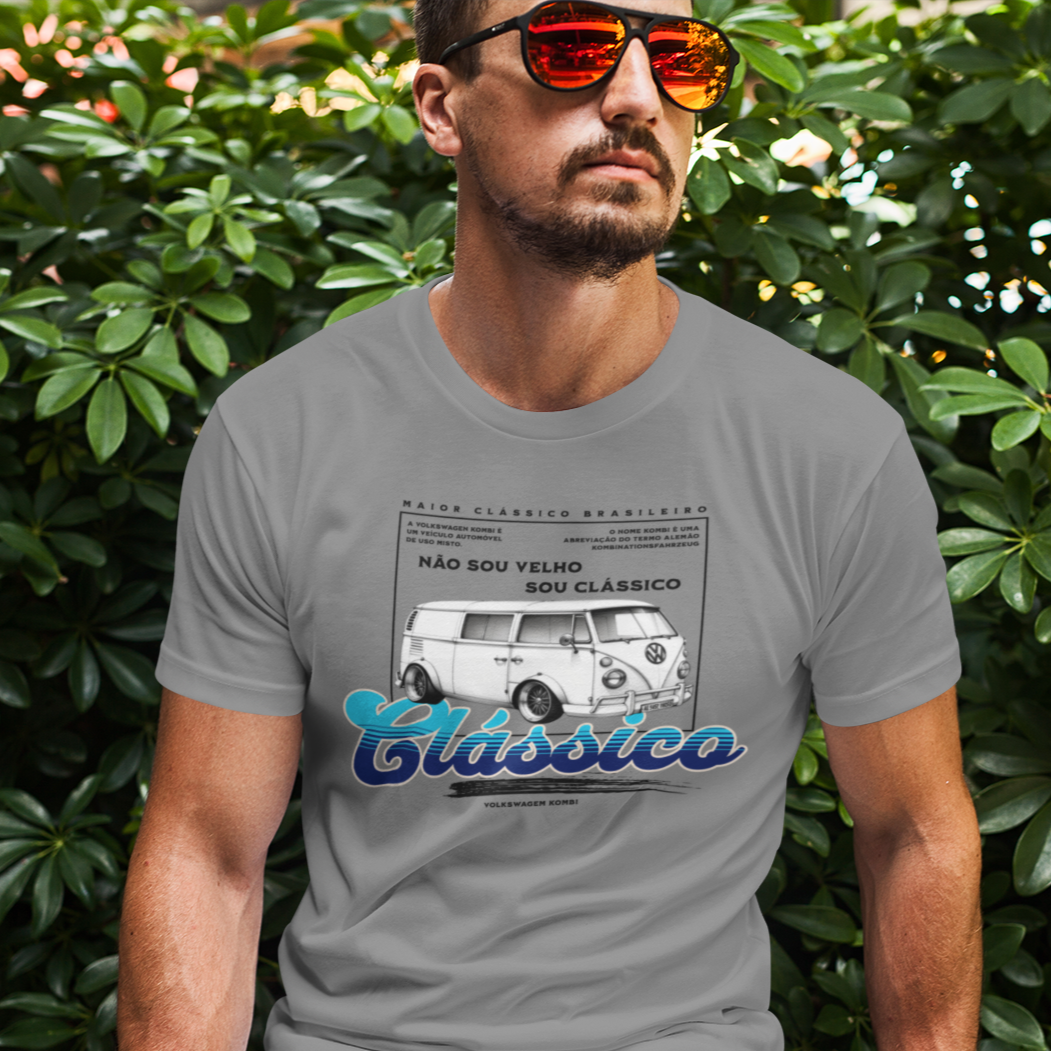 Nome do produto: Camiseta Kombi Sou Clássico