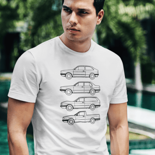 Nome do produto Camiseta Familia VW Quadrados
