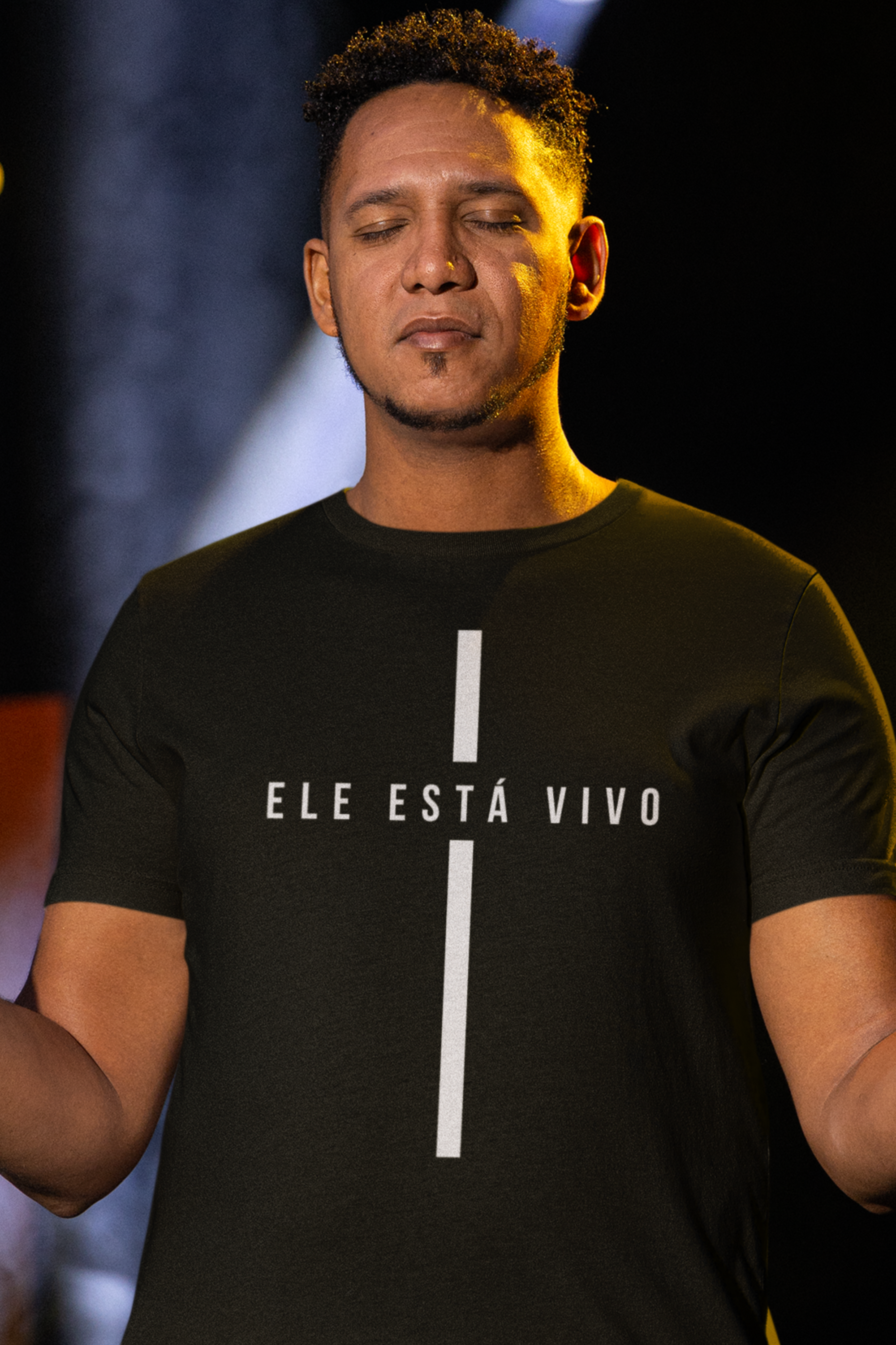 Camiseta Ele está vivo