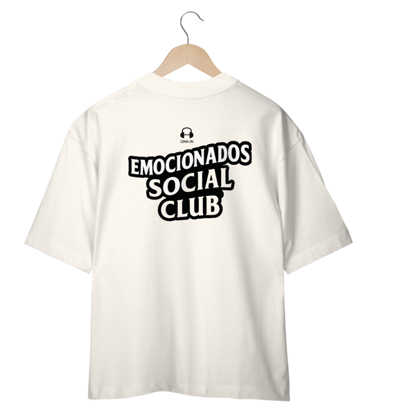 Camiseta Oversized - Cena ON Emocionados Social Club