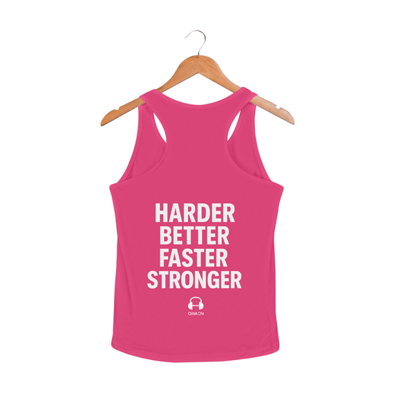 Regata Fem Sport Dry Uv - Harder, Better, Faster, Stronger